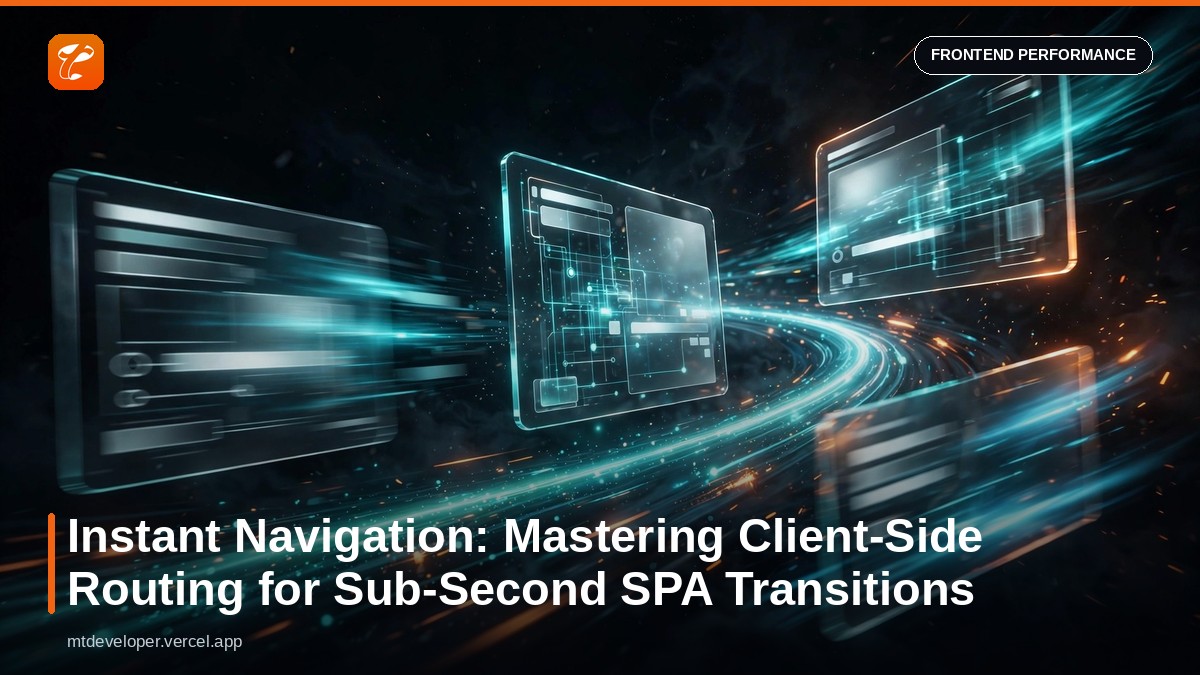 Instant Navigation: Mastering Client-Side Routing for Sub-Second SPA Transitions