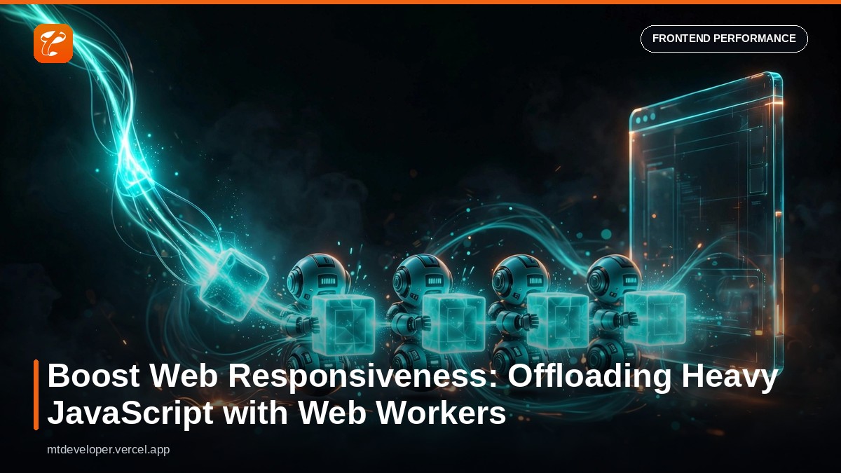 Boost Web Responsiveness: Offloading Heavy JavaScript with Web Workers