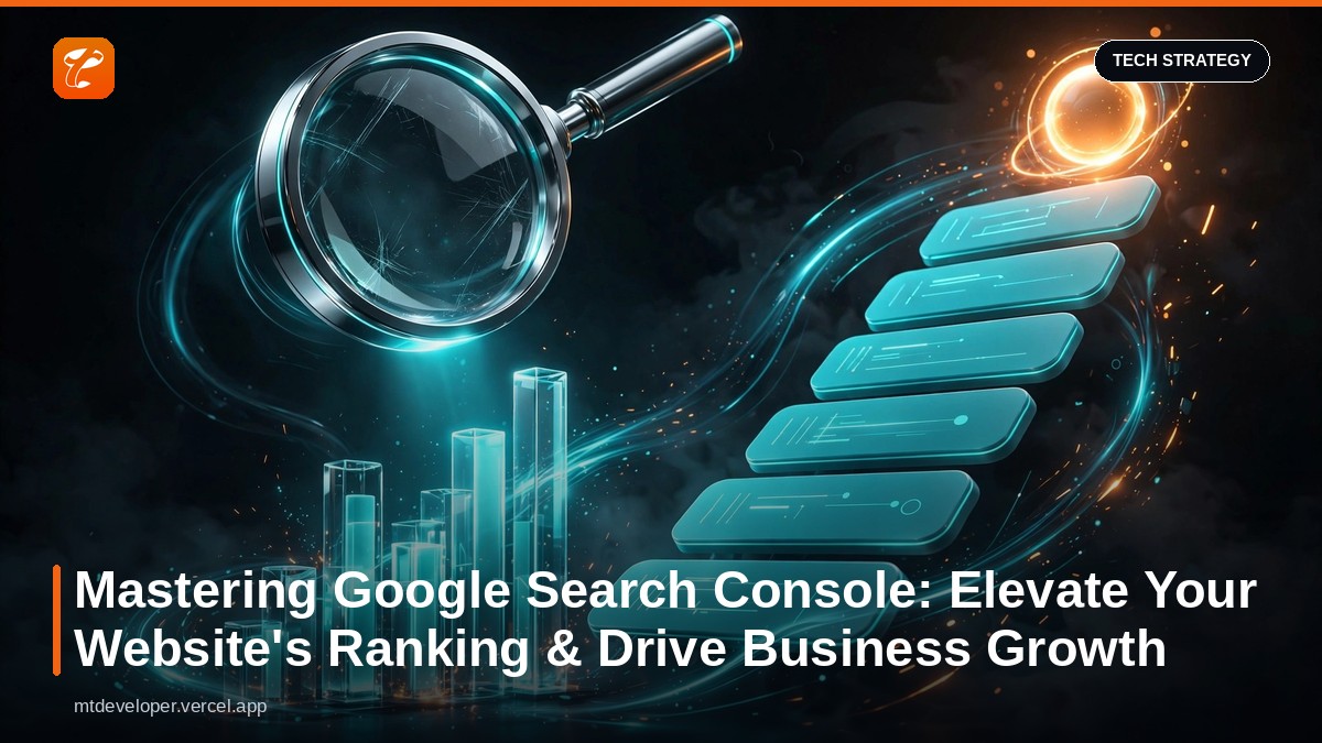 Mastering Google Search Console: Elevate Your Website's Ranking & Drive Business Growth