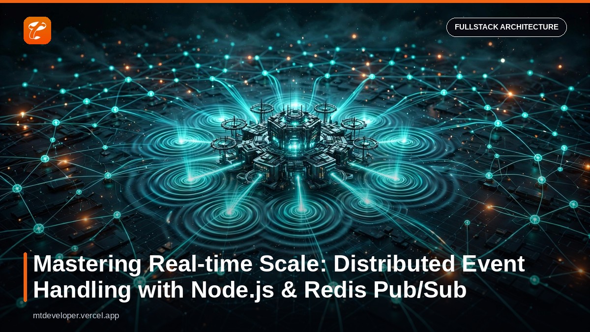 Mastering Real-time Scale: Distributed Event Handling with Node.js & Redis Pub/Sub