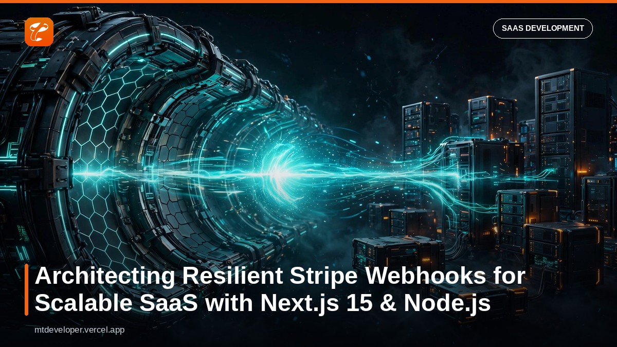 Architecting Resilient Stripe Webhooks for Scalable SaaS with Next.js 15 & Node.js