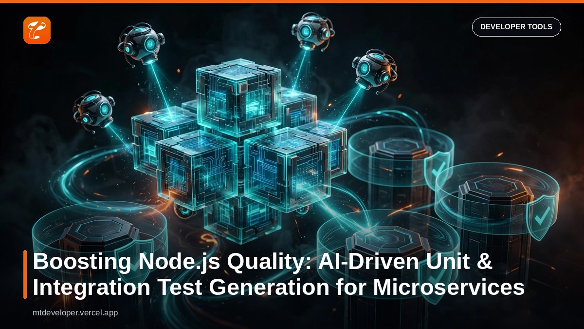 Boosting Node.js Quality: AI-Driven Unit & Integration Test Generation for Microservices