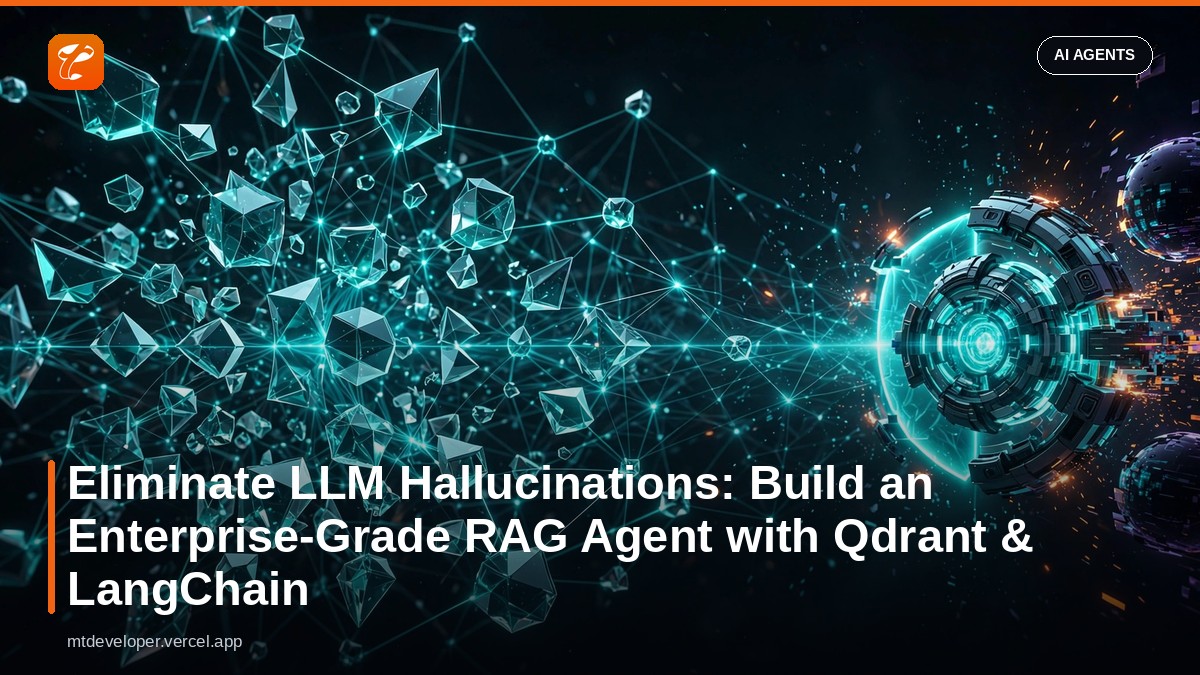 Eliminate LLM Hallucinations: Build an Enterprise-Grade RAG Agent with Qdrant & LangChain