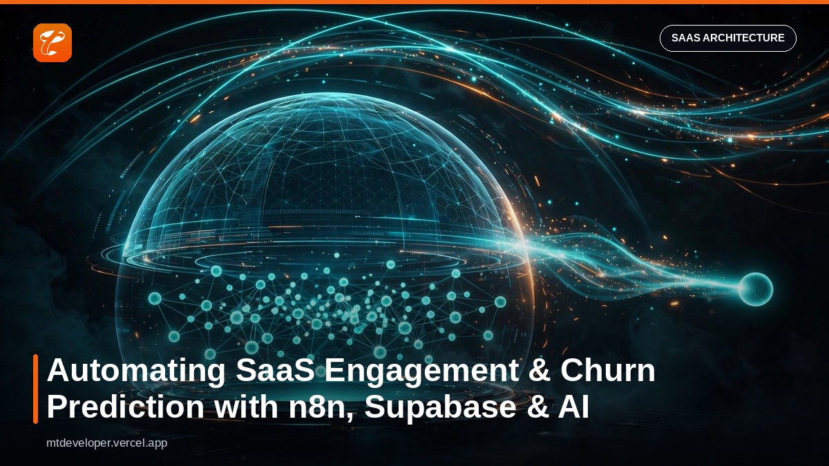 Automating SaaS Engagement & Churn Prediction with n8n, Supabase & AI