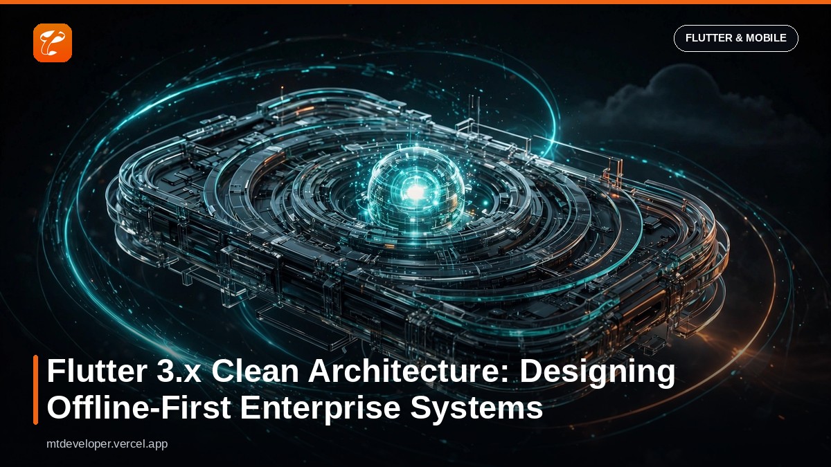 Flutter 3.x Clean Architecture: Designing Offline-First Enterprise Systems