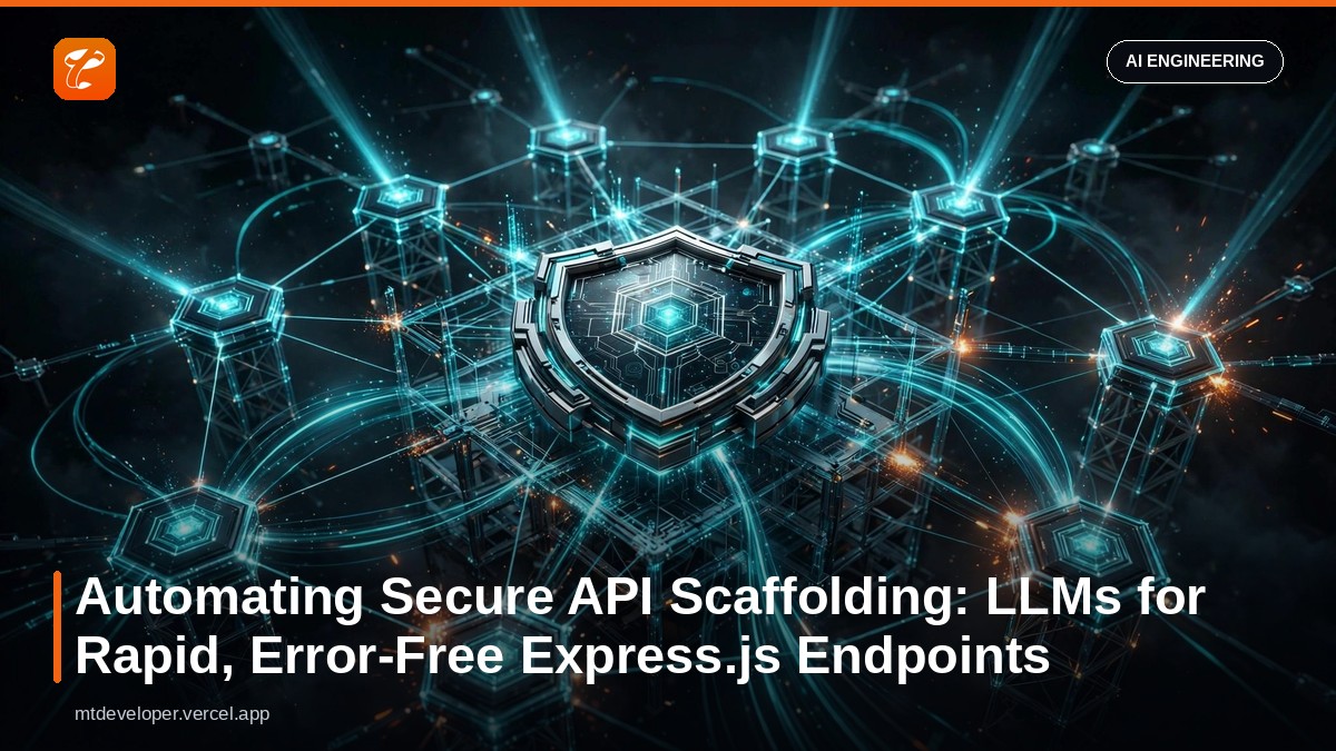 Automating Secure API Scaffolding: LLMs for Rapid, Error-Free Express.js Endpoints
