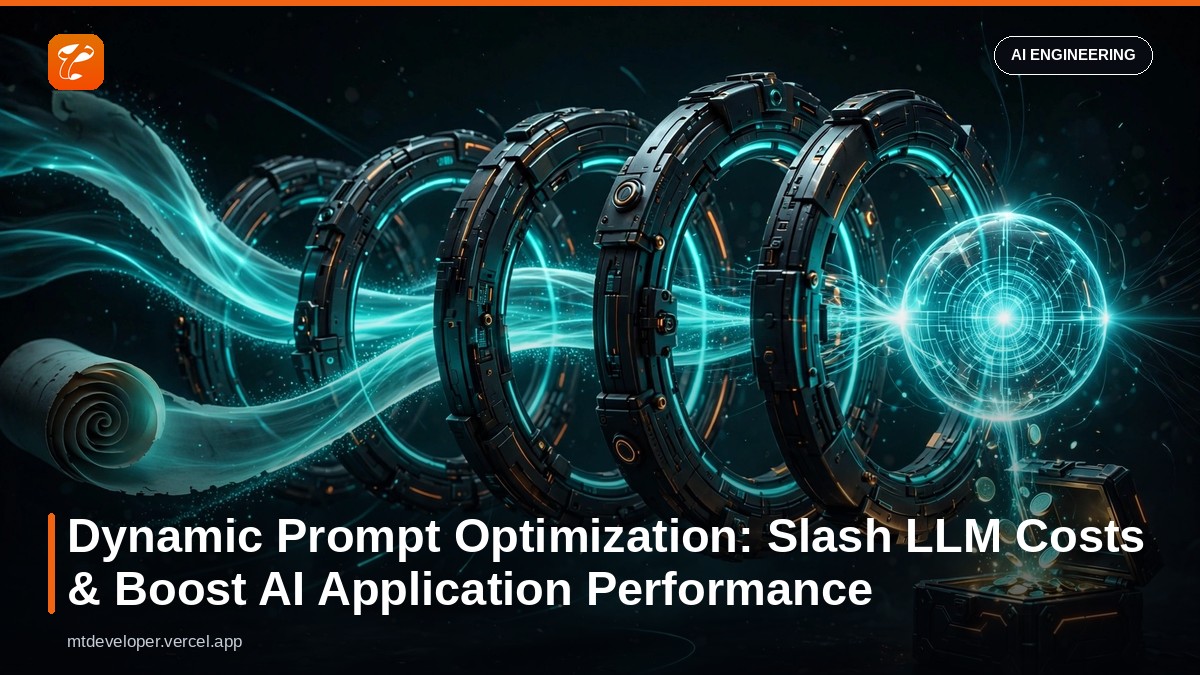 Dynamic Prompt Optimization: Slash LLM Costs & Boost AI Application Performance