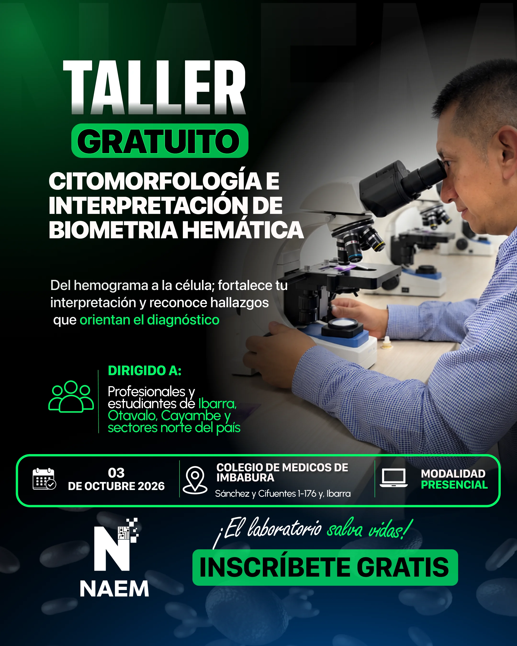 Poster Taller Presencial Ibarra Citomorfología NAEM