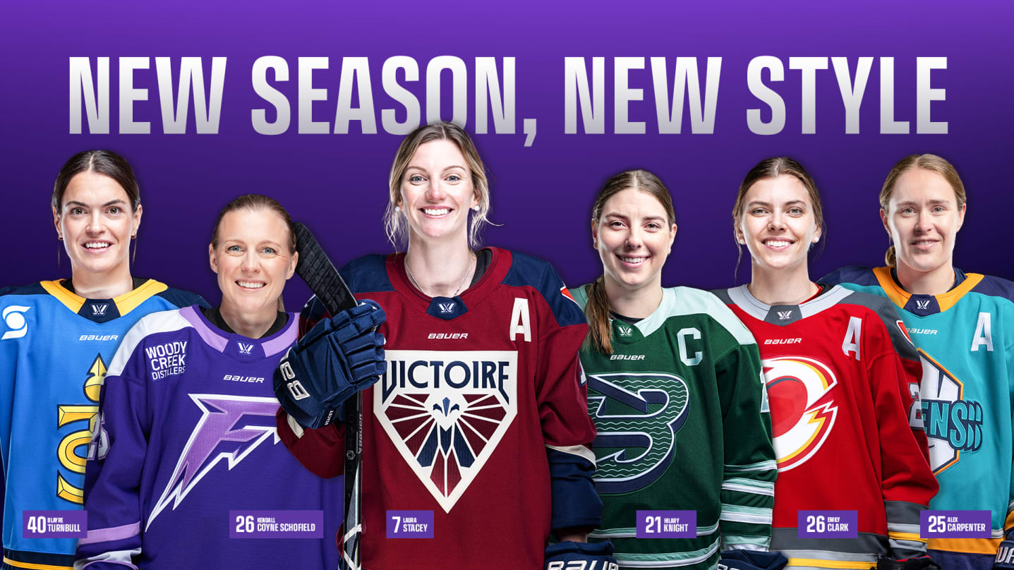 PWHL UNVEILS OFFICIAL UNIFORMS FOR ALL SIX TEAMS IN PARTNERSHIP WITH BAUER PWHL Professional Women s Hockey League