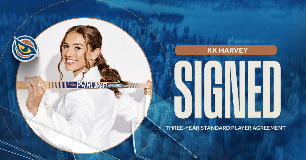 Goldeneyes sign No. 1 pick Caroline Harvey through 2028-29