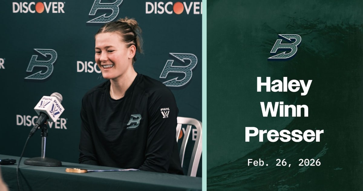Fleet Press | Haley Winn | Feb. 26, 2026 | PWHL - Professional Women's ...