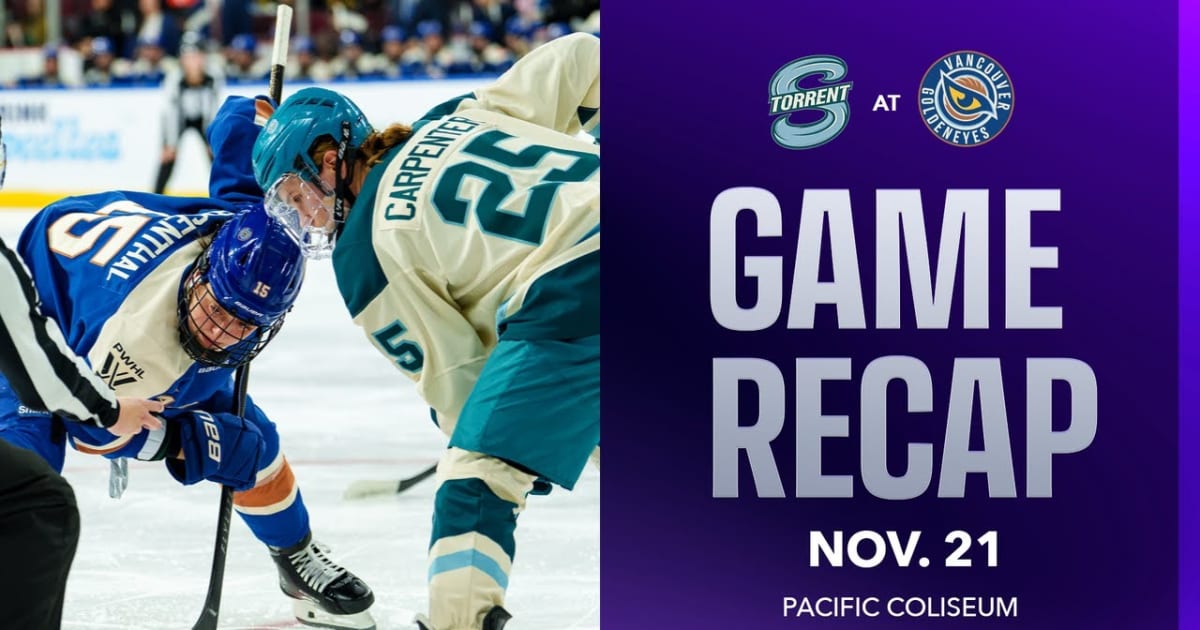 GAME RECAP | Seattle at Vancouver | November 21, 2025 | PWHL ...