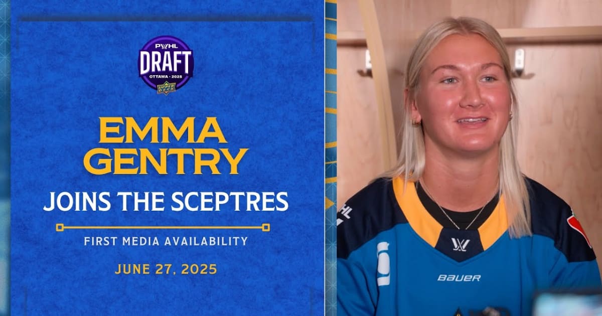 June 27, 2025 - Emma Gentry’s First Interview with the Sceptres | PWHL ...