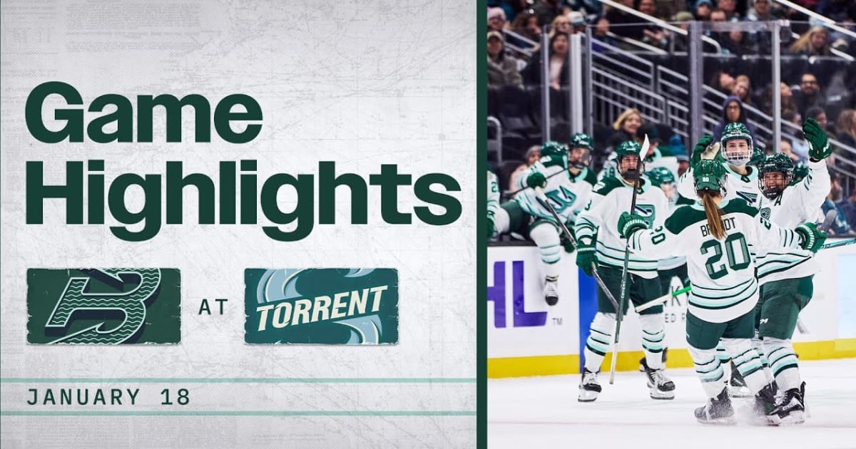 PWHL Highlights | Boston Fleet vs. Seattle Torrent | Jan. 18, 2026 ...