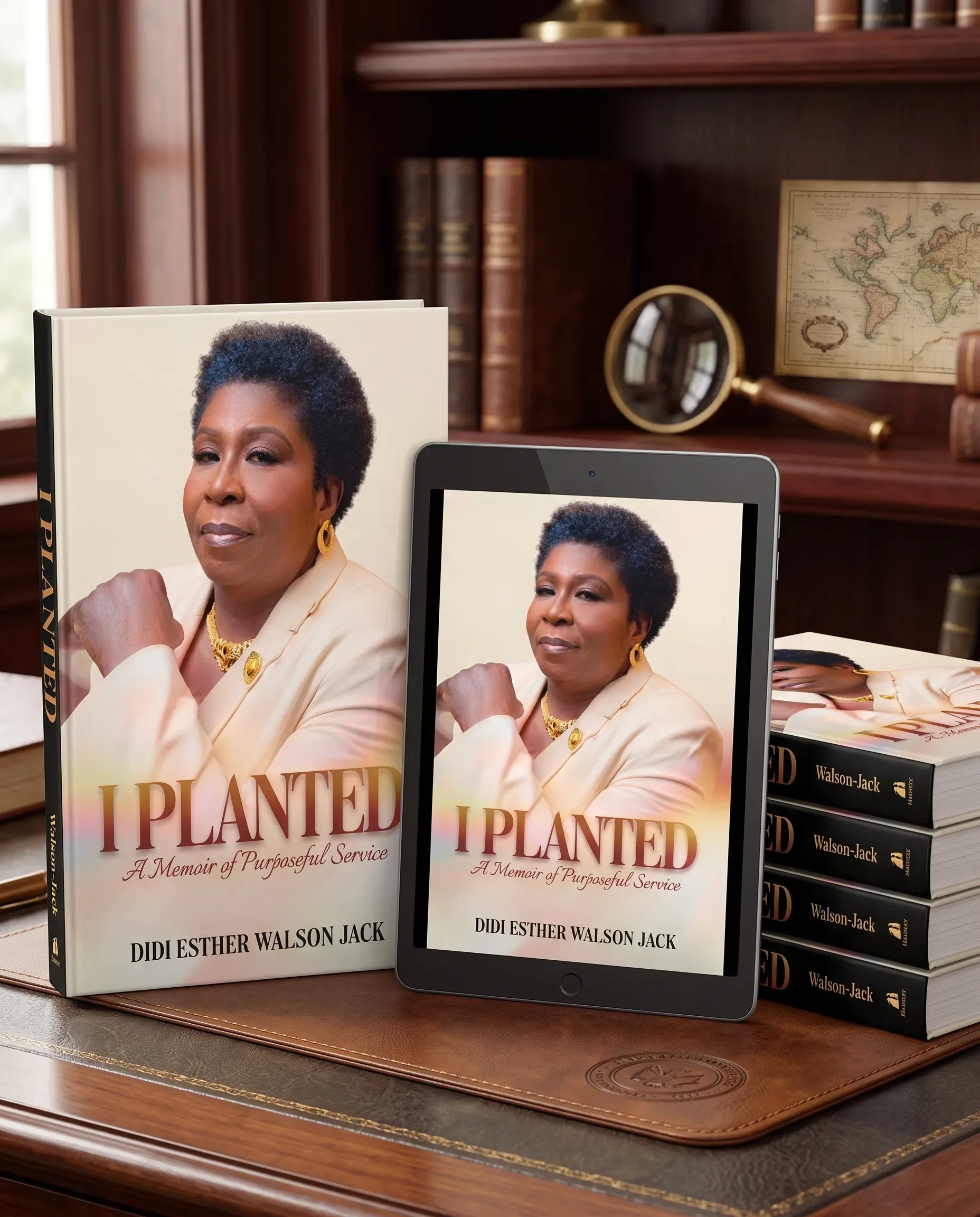 I Planted book cover mockup