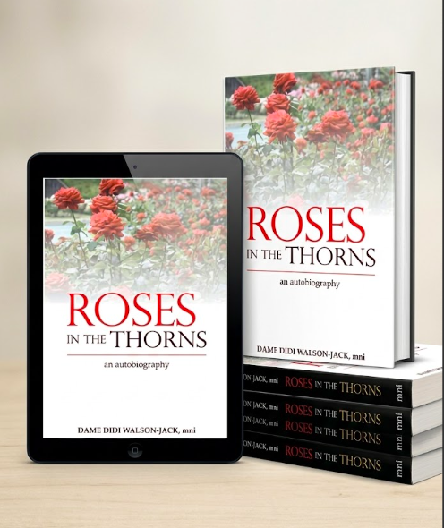 Roses in the Thorns book cover mockup