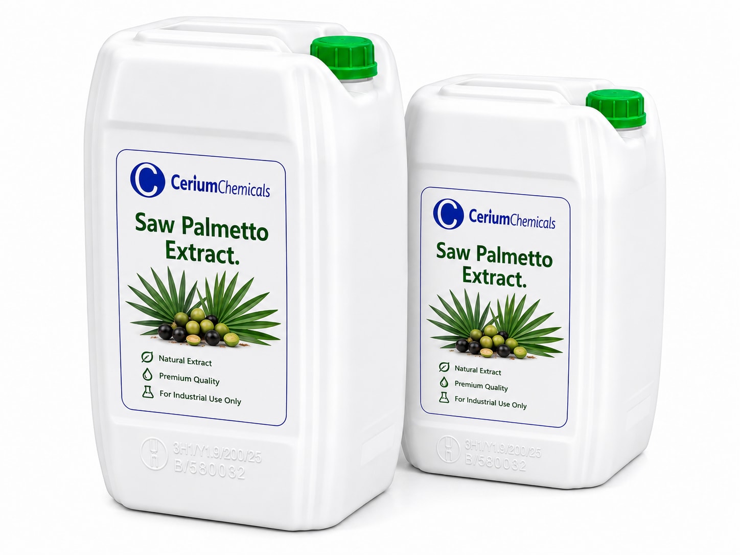 Saw Palmetto Extract in Cerium Chemicals packaging