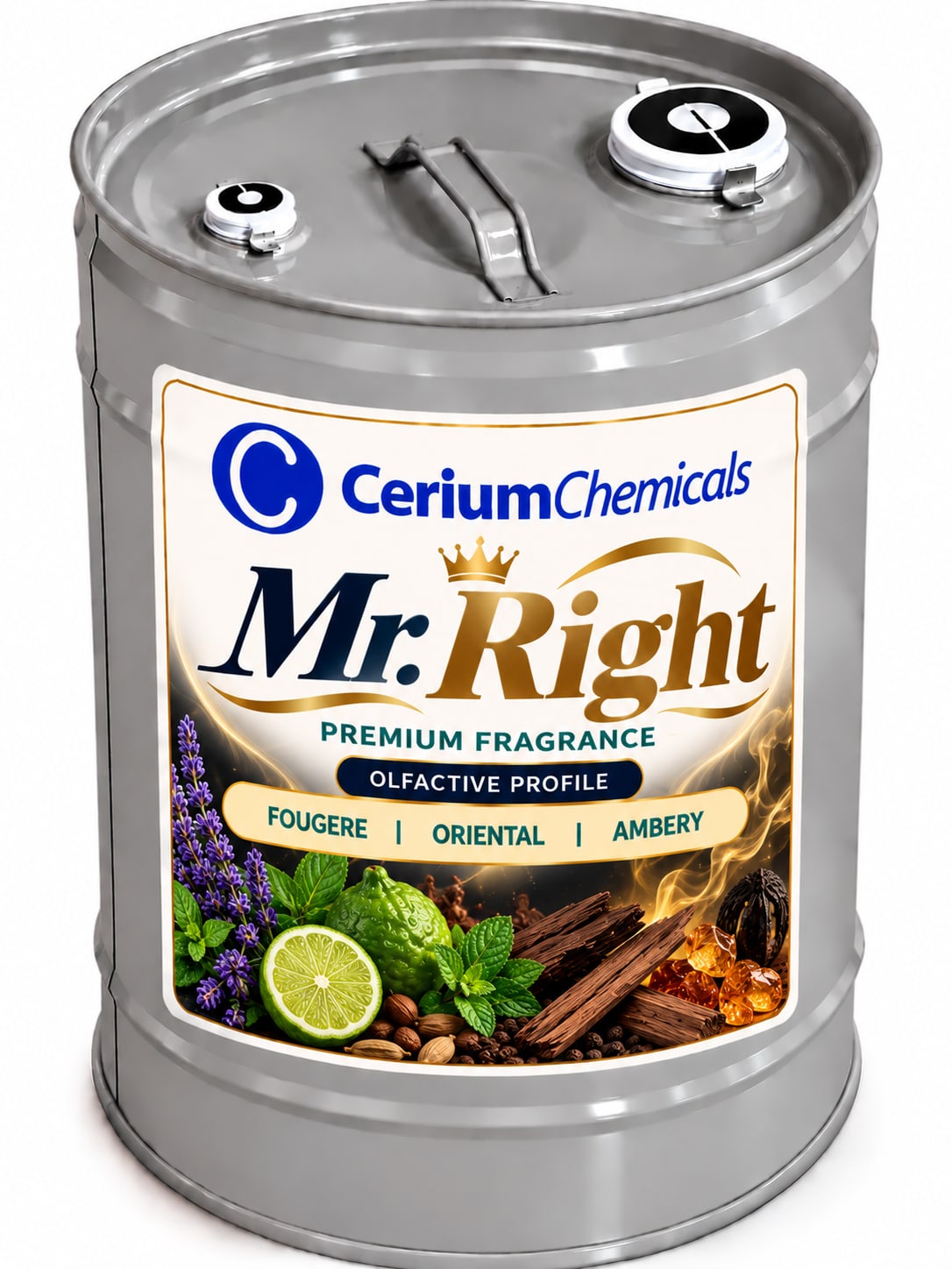 Mr. Right in Cerium Chemicals packaging