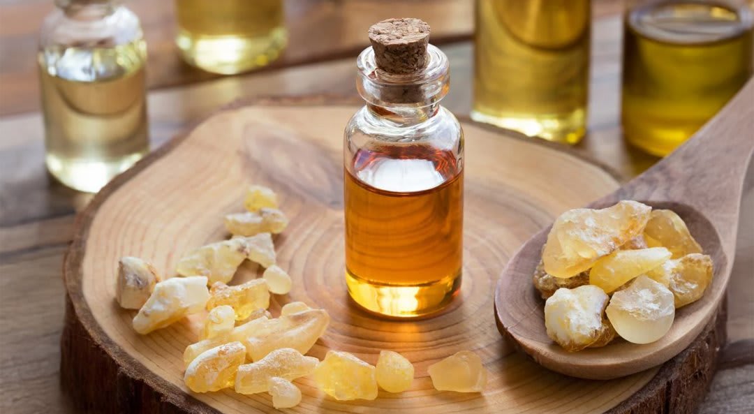 Frankincense Oil in Cerium Chemicals packaging