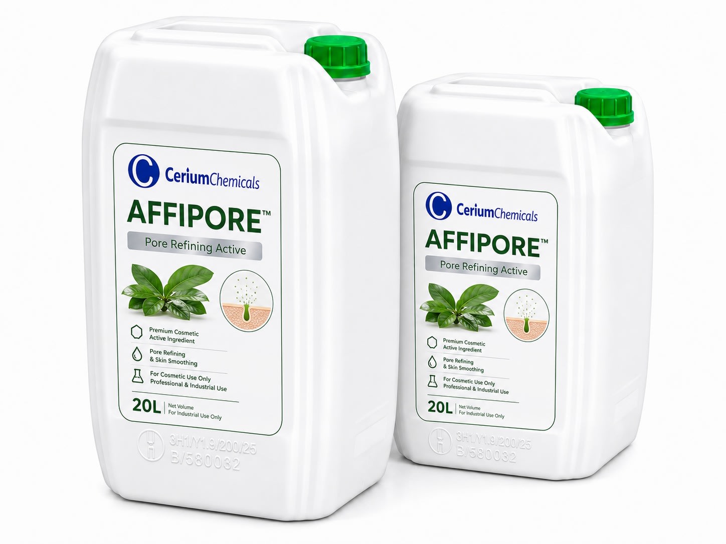 Affipore Active in a one-litre Cerium Chemicals container