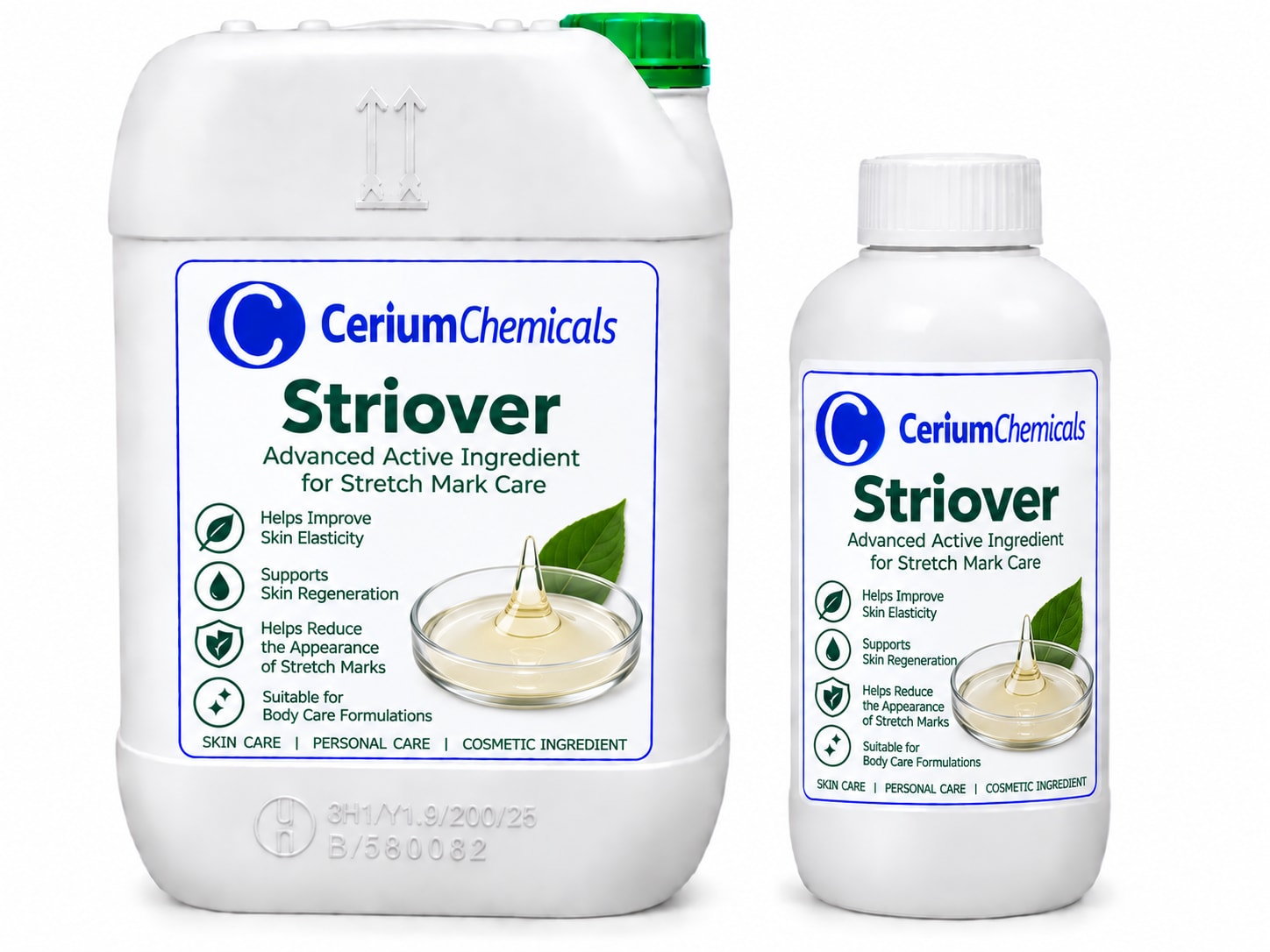 Striover Active in a one-litre Cerium Chemicals container