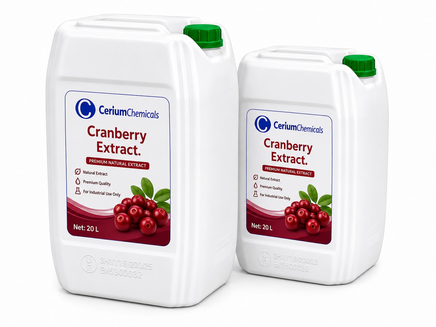 Cranberry Extract in Cerium Chemicals packaging