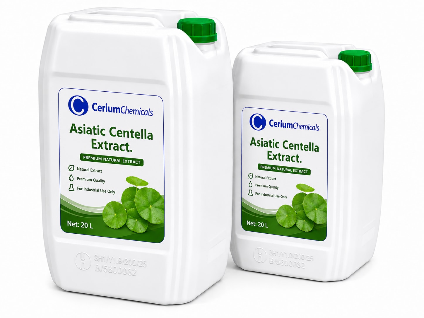 Asiatic Centella Extract in Cerium Chemicals packaging