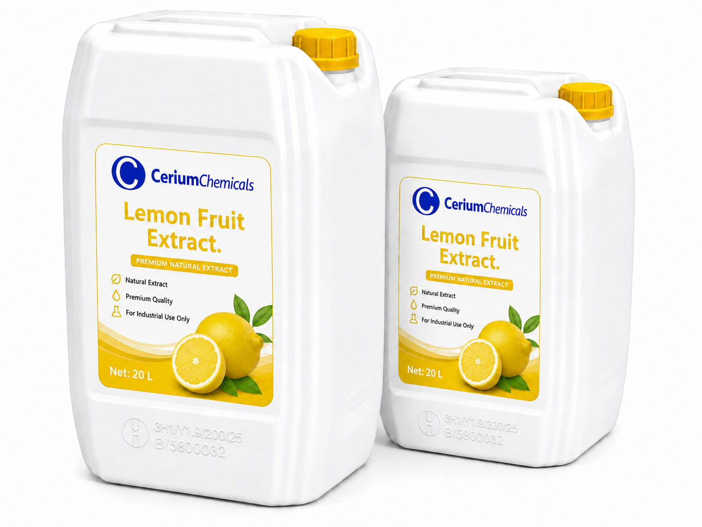 Lemon Fruit Extract in Cerium Chemicals packaging