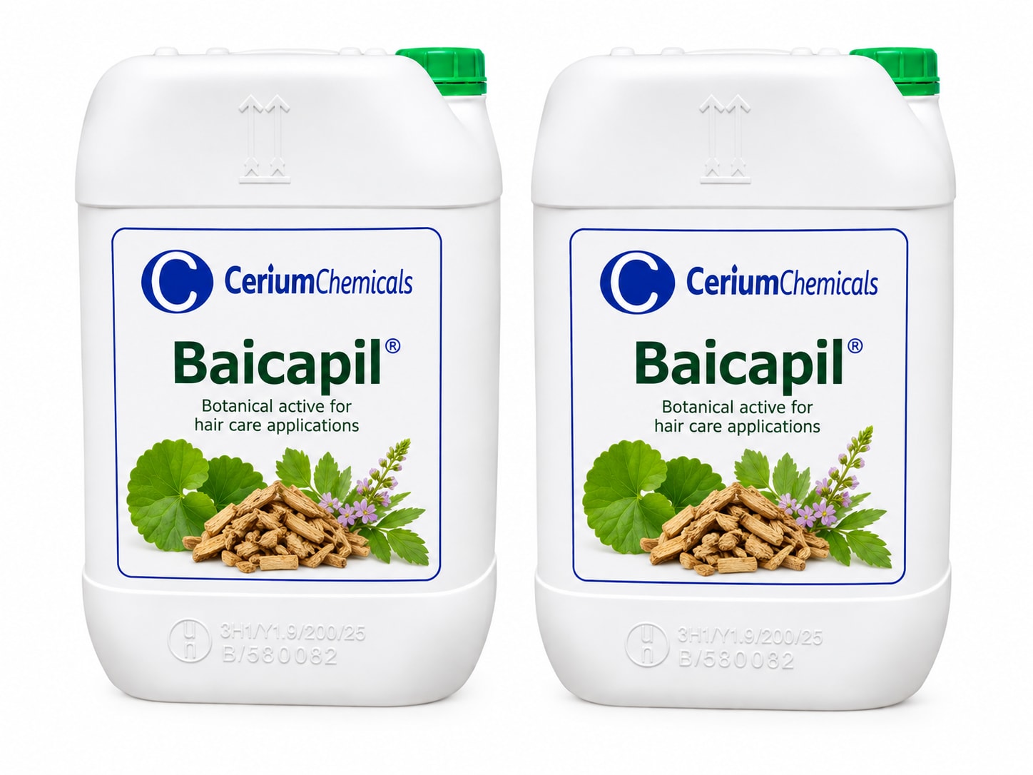 Baicapil Active in a one-litre Cerium Chemicals container