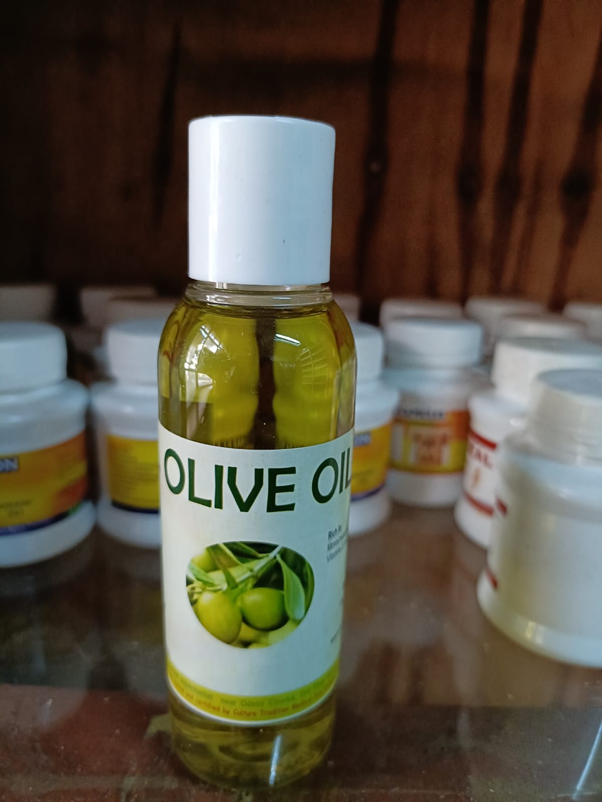 Olive Oil Pomace in Cerium Chemicals packaging