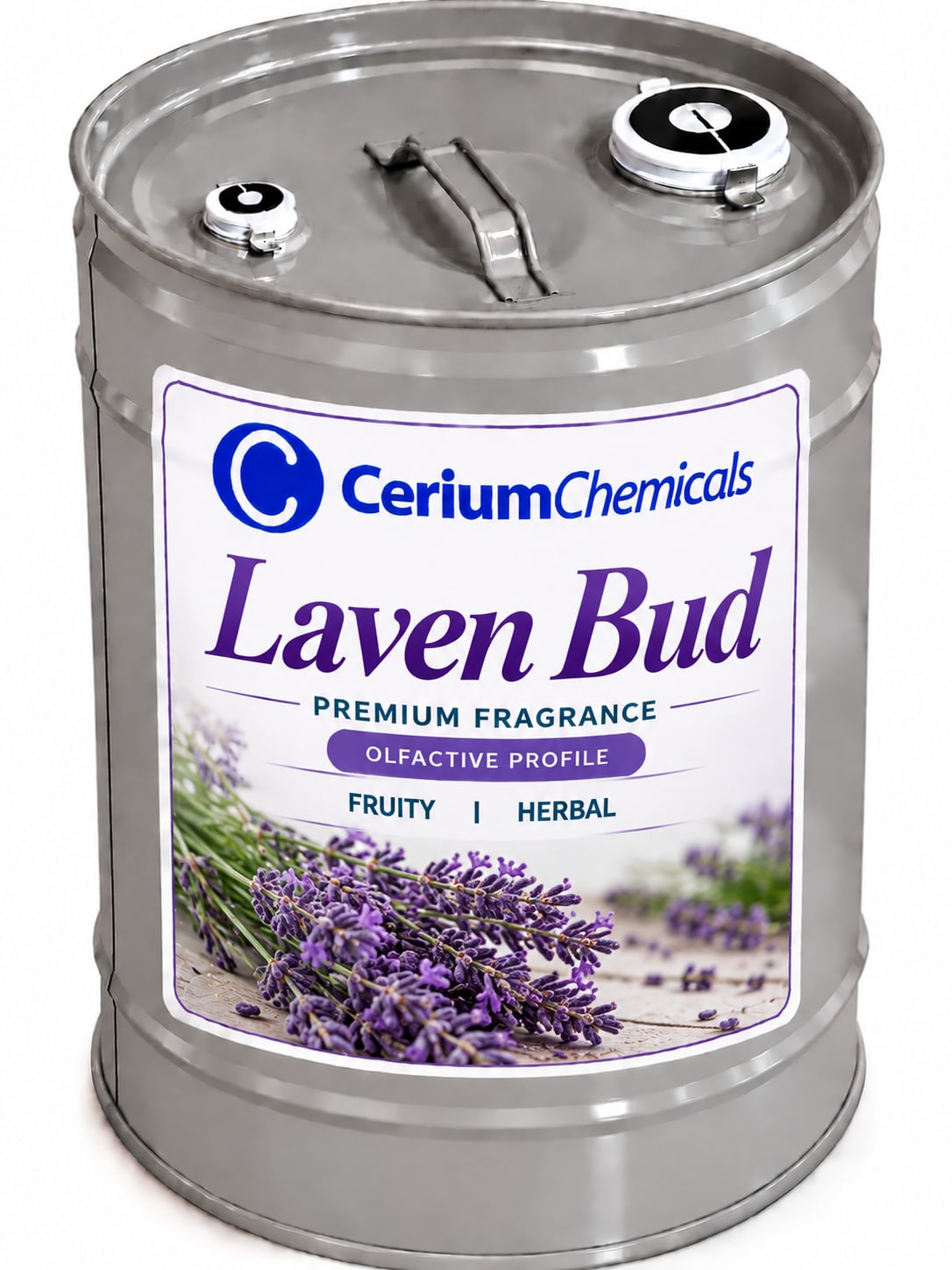 Lavenbud 26 in Cerium Chemicals packaging