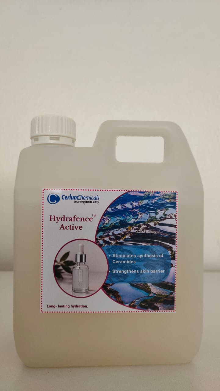 Hydrafence Active in a one-litre Cerium Chemicals container