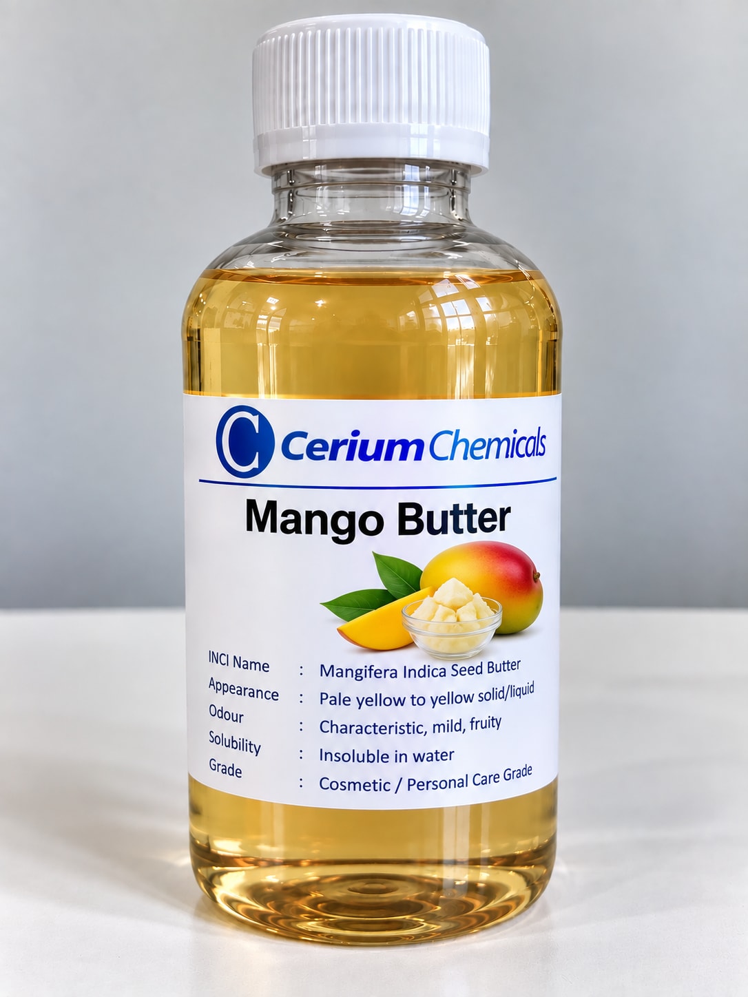 Mango Butter in Cerium Chemicals packaging