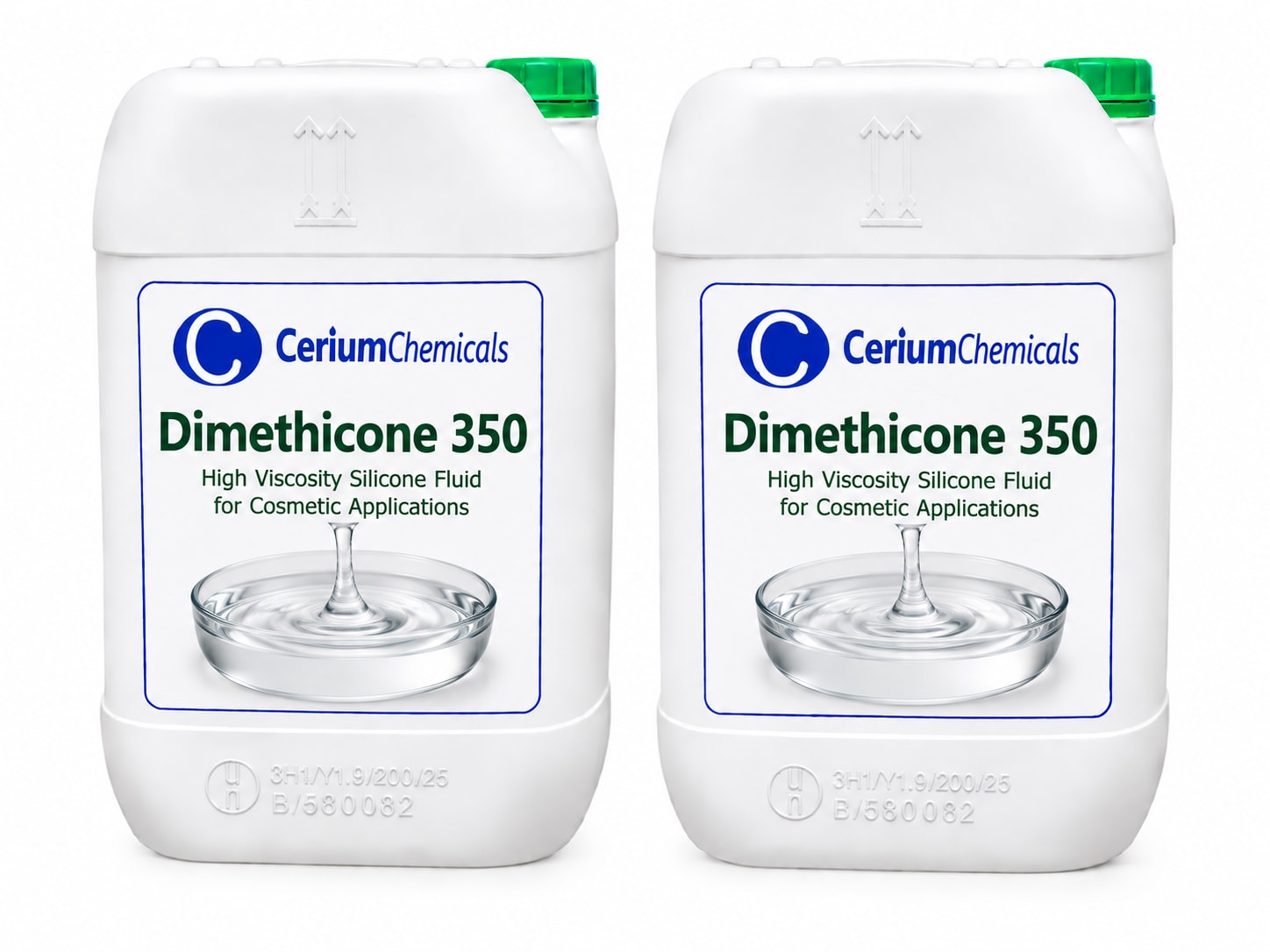 Dimethicone 350 in Cerium Chemicals packaging