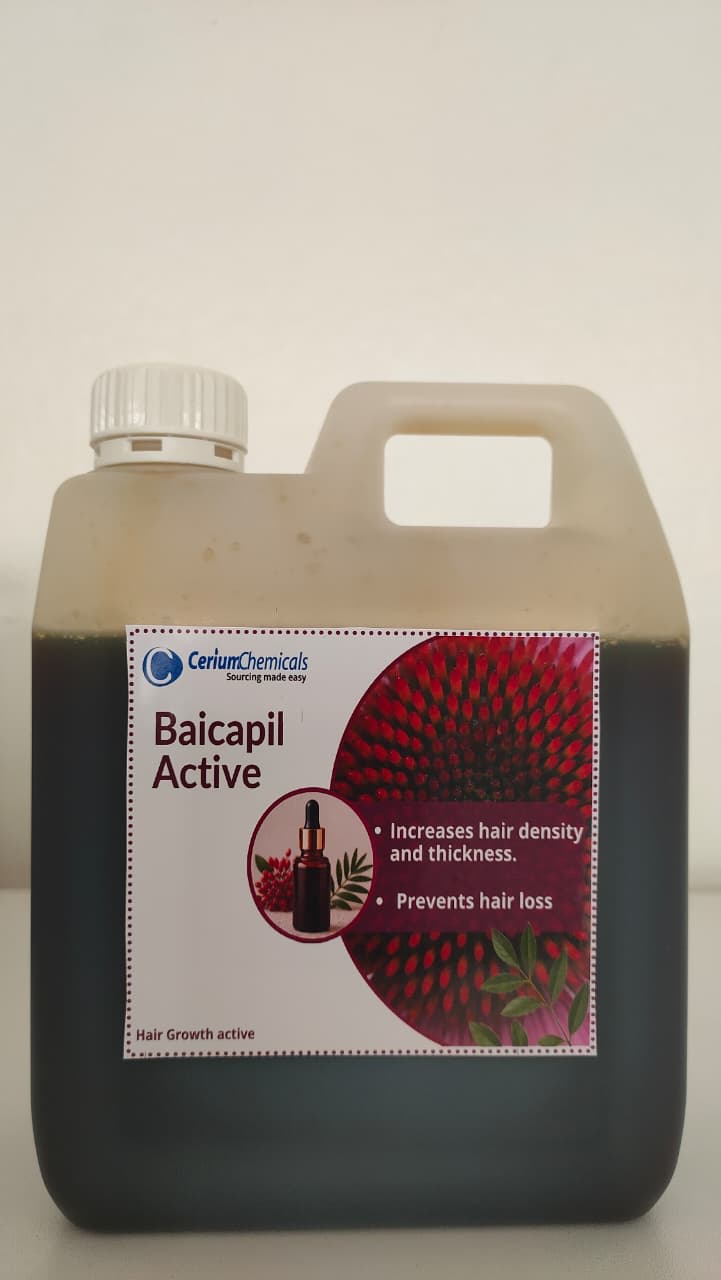 Baicapil Active in a one-litre Cerium Chemicals container