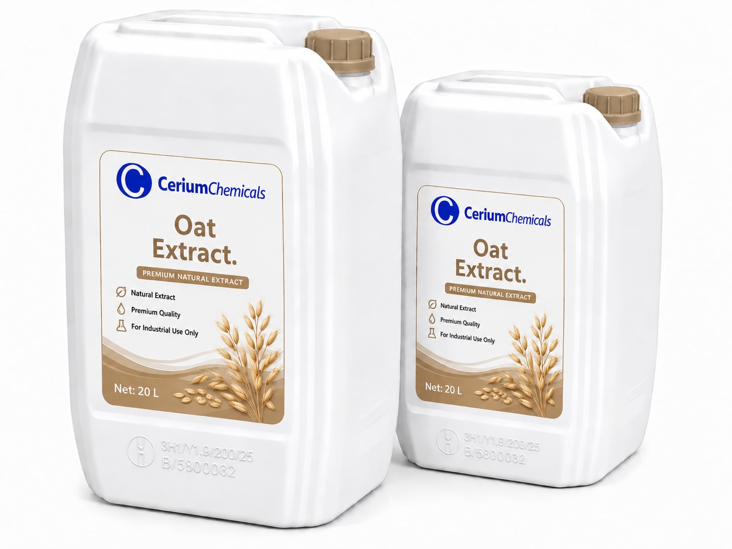 Oat Extract in Cerium Chemicals packaging