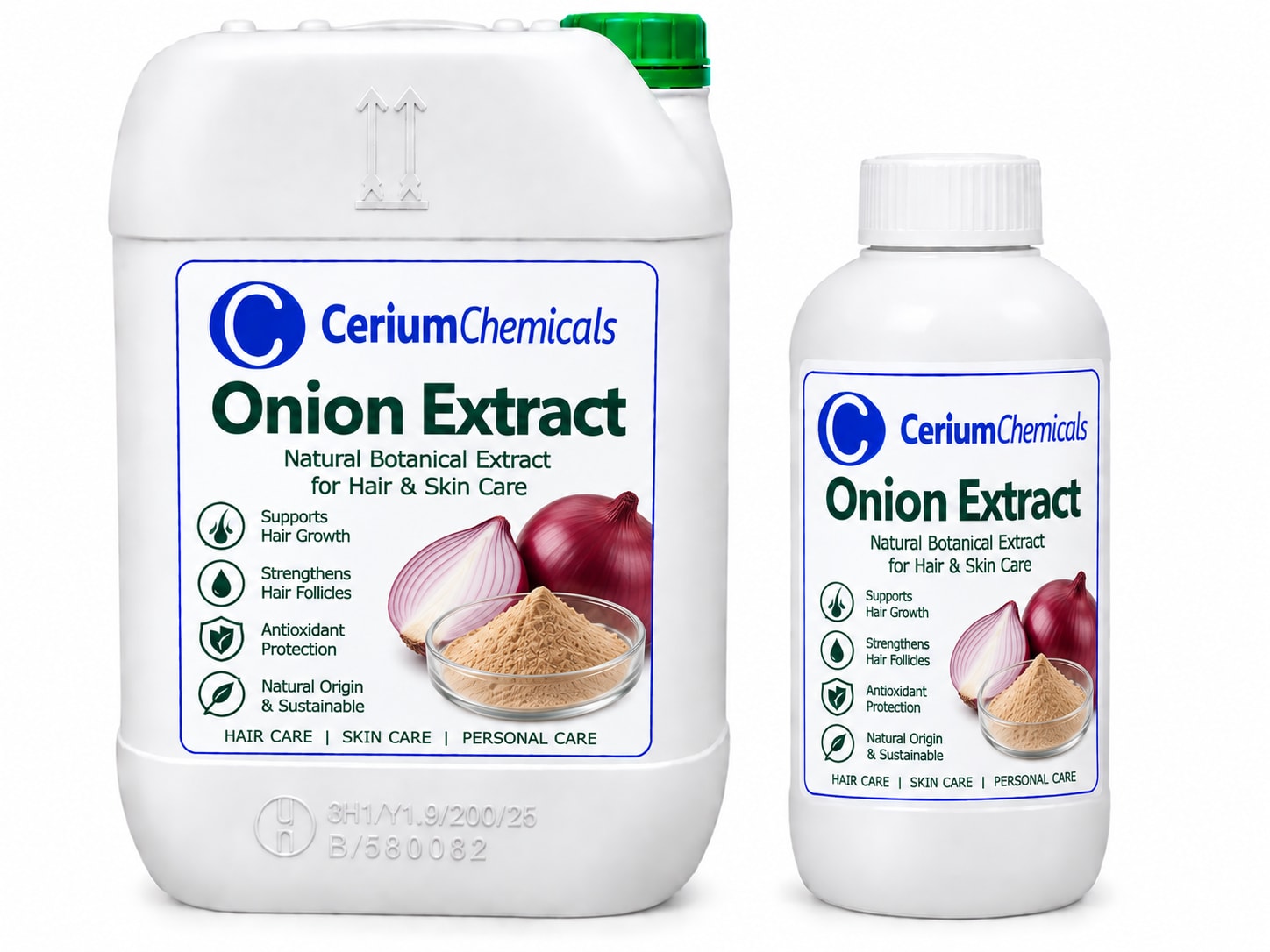 Onion Extract in Cerium Chemicals packaging