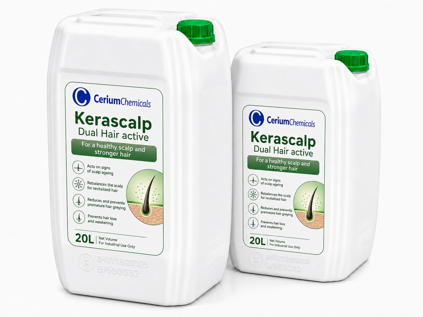 Kerascalp in Cerium Chemicals packaging