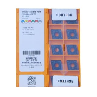 Mảnh dao tiện CNMG120408E-PD3 AC250P ACHTECK