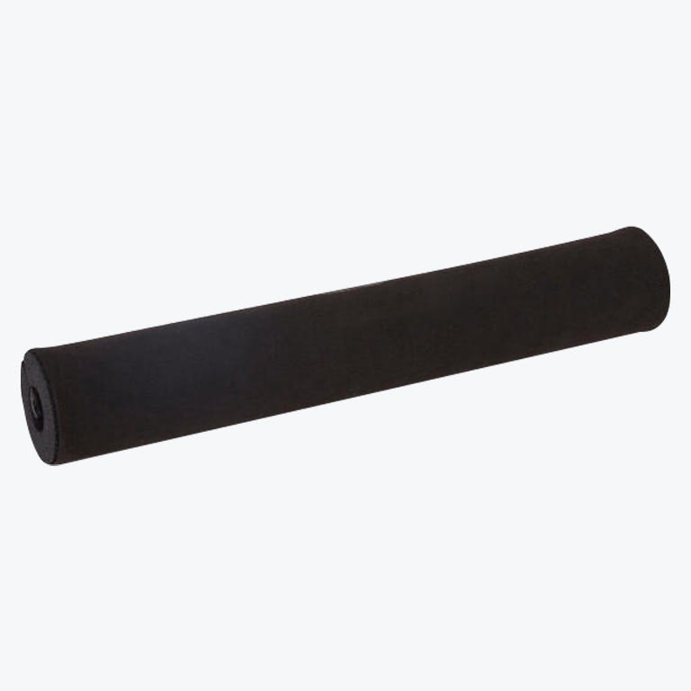 Black Foam Grip Sleeve A single black cylindrical foam grip sleeve with a hollow center, shown on a plain white background.