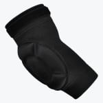 A close-up shot of a black padded sports sleeve with segmented protective cushioning, shown against a plain white background.