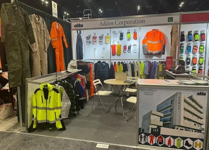 Addos Corporation Workwear Booth