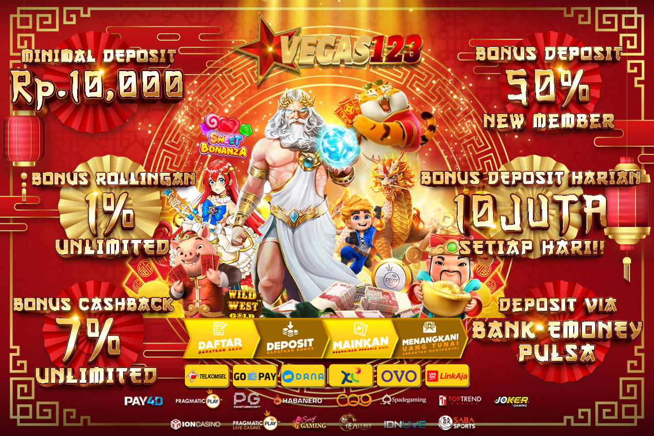 VEGAS123 Link Slot Bola Resmi dengan Slot Gacor Jackpot Terbaik