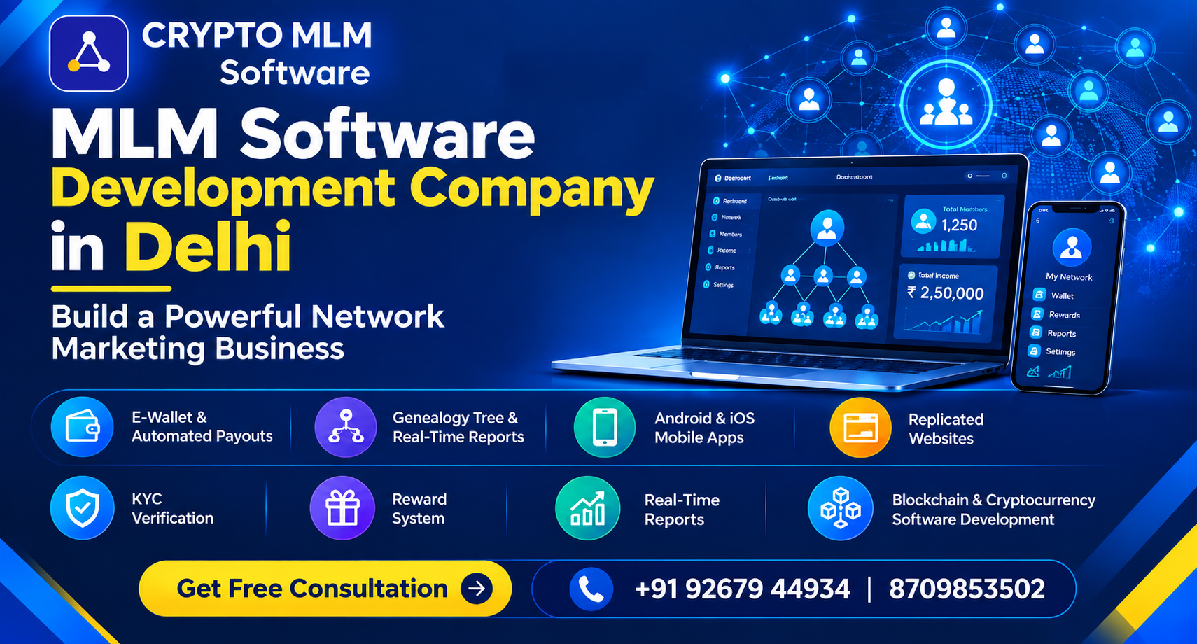 MLM Software Development Company in Delhi