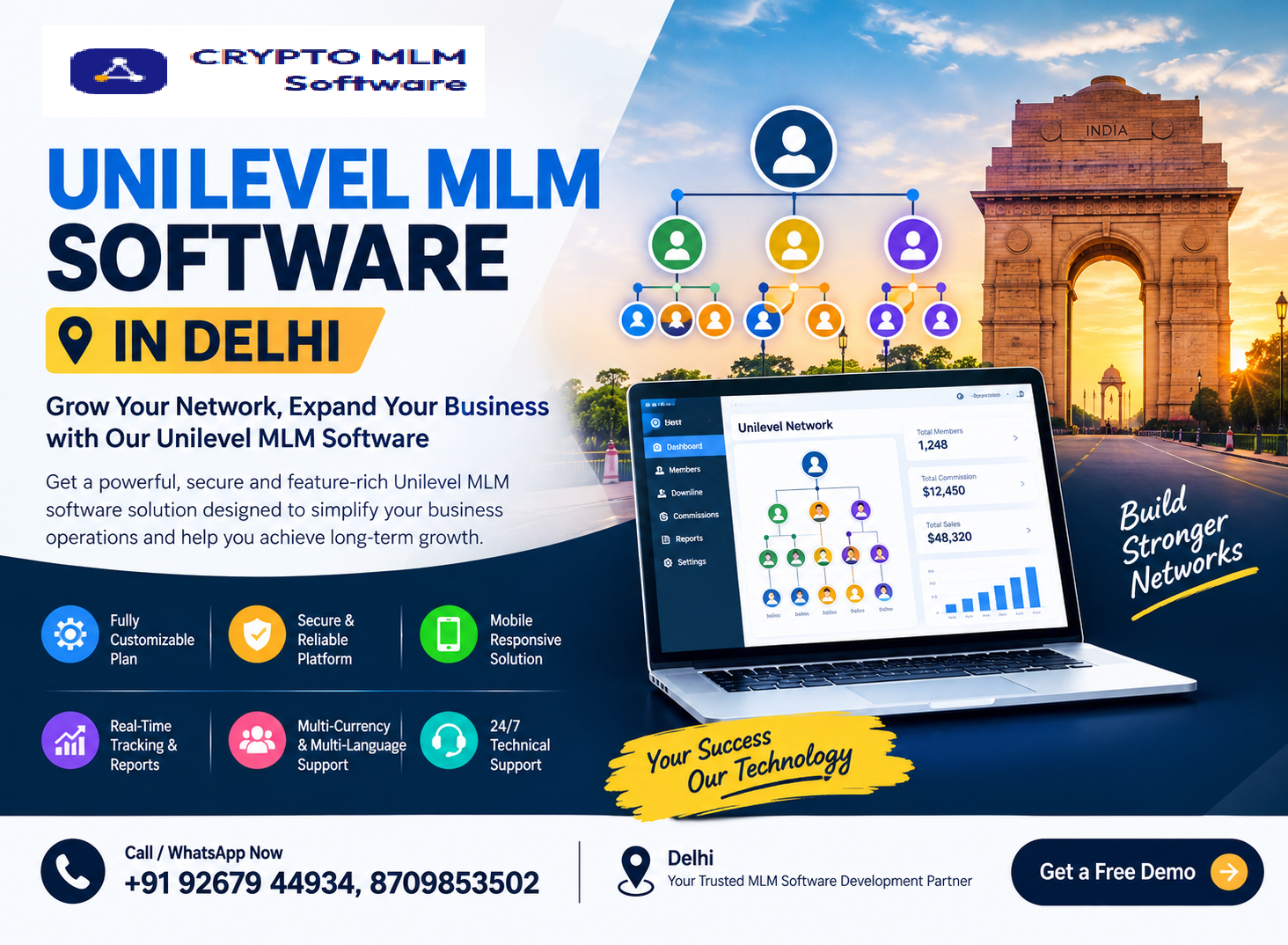 Unilevel MLM Software in Delhi