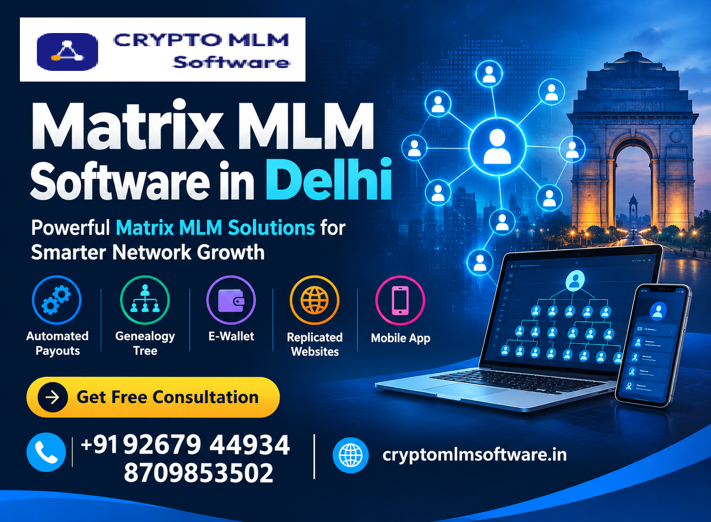 Matrix MLM Software in Delhi