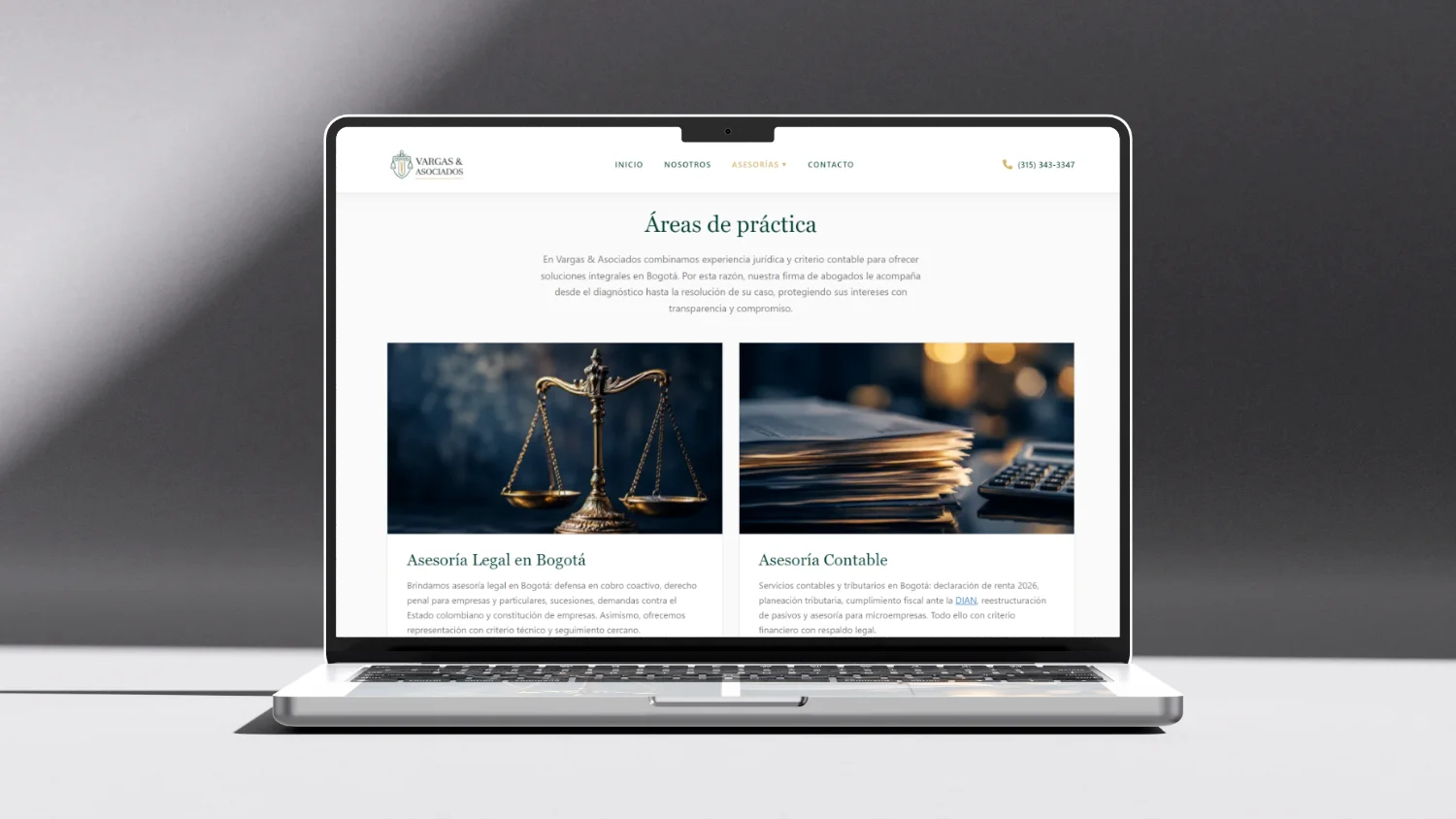Caso real Vargas y Asociados - derecho corporativo - Proyecto Akinae Studio