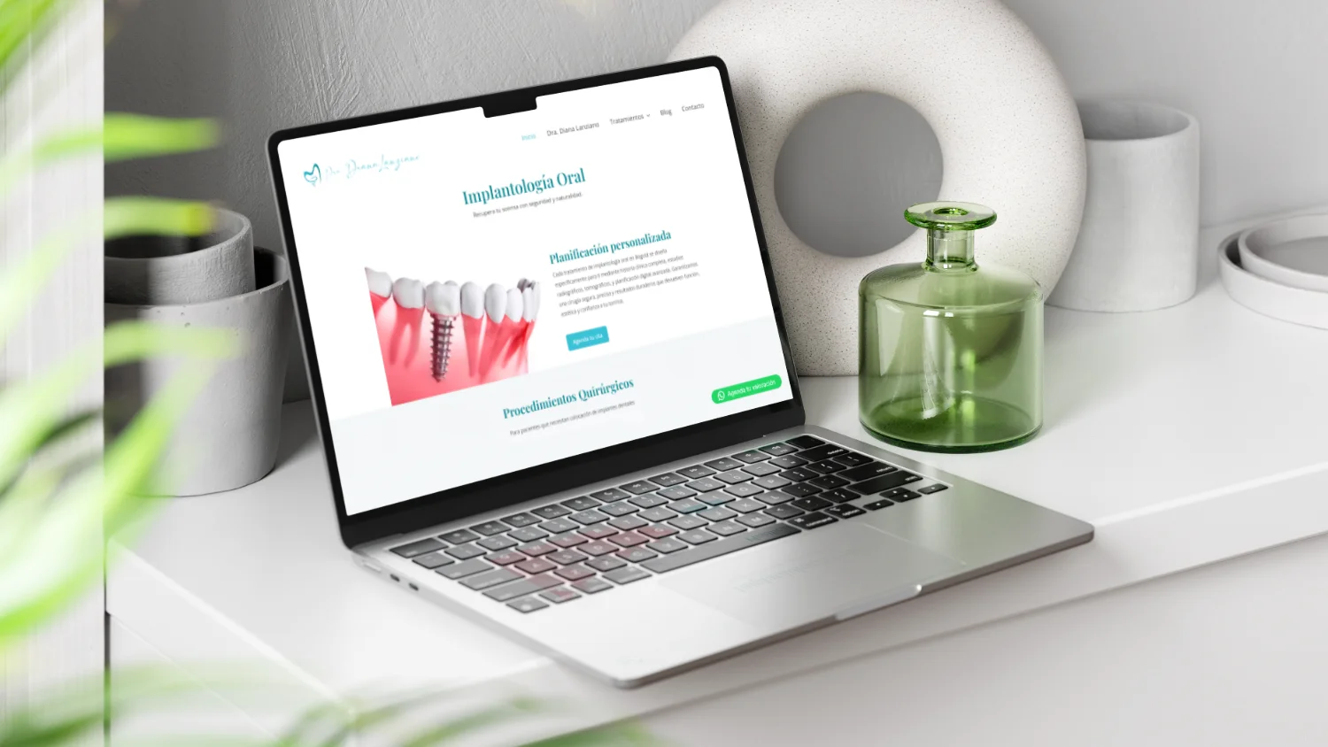 Caso real Dra. Diana Lanziano - periodoncista en Bogotá - Proyecto Akinae Studio