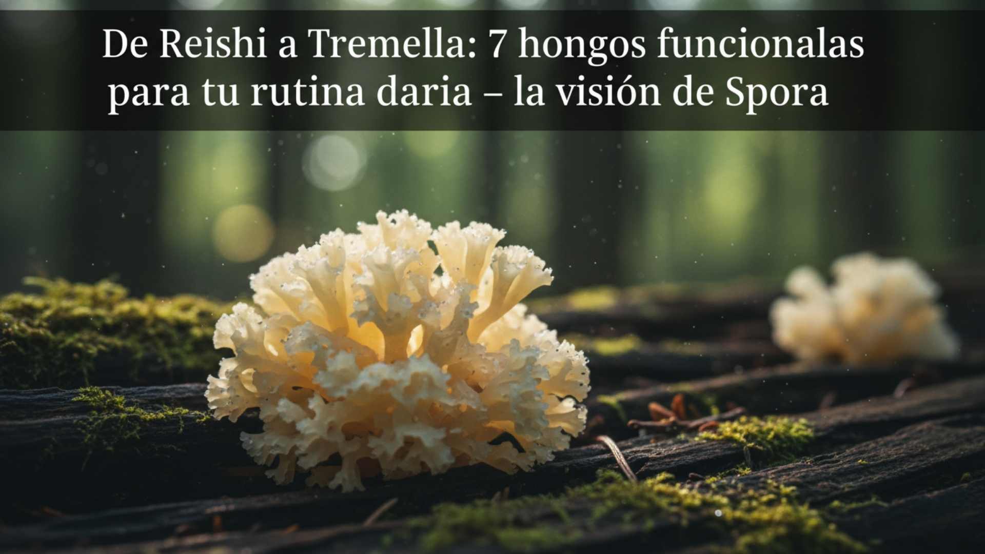 De Reishi a Tremella: 7 hongos funcionales para tu rutina diaria