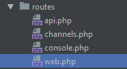 Estructura de rutas en Laravel